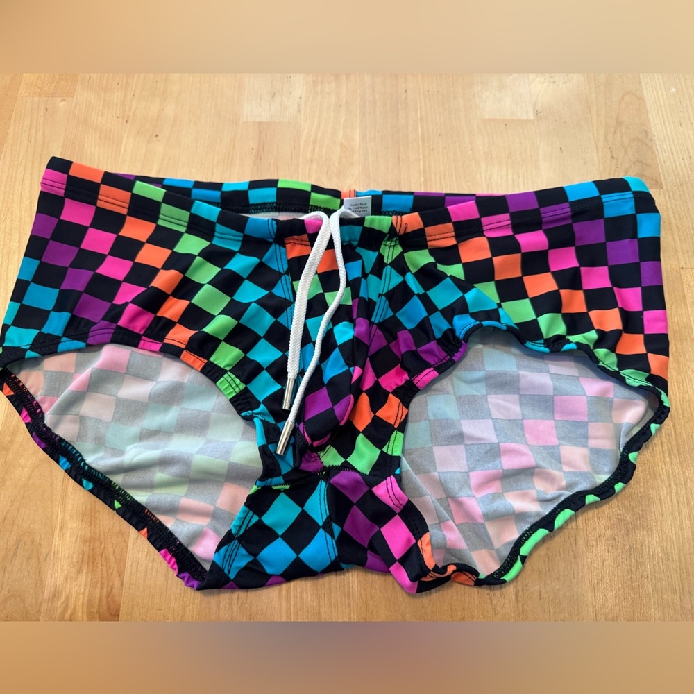 Men’s Vegas Gees Multicolor Swim Bikini Brief XL